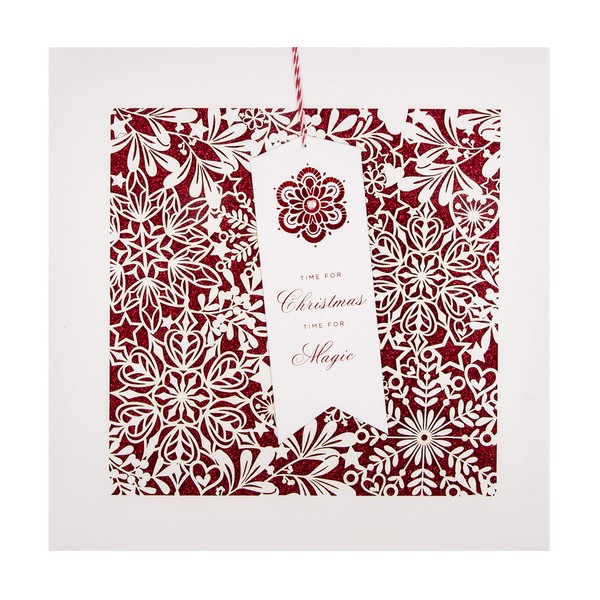 Christmas Card for any Recipient From The Hallmark Studio - Intricate Laser-Cut Design