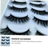 Beavorty 5pairs Handmade Natural Look False Eyelashes for Daily Makeup