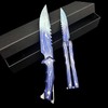 crafthand Hot Game Box Set 2 Piece Smite Knife Metal