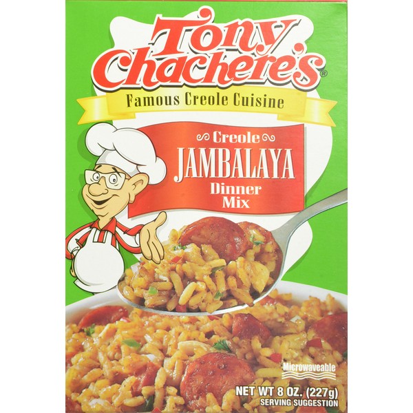 Tony Chachere Rice Dinner Mix, Jambalaya, 8 Ounce