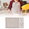 Silicone Mold Safe Elastic Grey Leaves Bamboo Design Tear Resistant