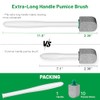 Pumice Stone Toilet Bowl Cleaner with Long Handle - 10