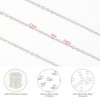 KYUNHOO 32.8 Feet Silver Necklace Chain for Jewelry Making Stainless