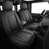 MIROZO Truck Seat Covers Full Set for 2018-2026 Jeep Wrangler