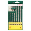 Bosch Accessories 2607019447 SDS-Plus Hammer Drill Bit Set, Grey, 6-Piece