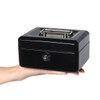 Small Lock Box with Money Tray, Cash Box for Kids,
