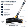 3-in-1 Floor Scrub Brush for Deep Cleaning – 360° Rotating