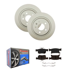 Stirling COATED Disc Brake Rotor Pads Kit For Buick Envision 2017 2018|AWD 315mm Outer Dia|582032,CRD1923