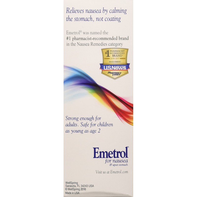 EMETROL Nausea Cherry Flavor, 4 Ounce