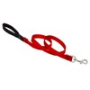 Dog Leash by Lupine in 3/4" Wide Red 6-Foot Long