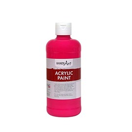 Handy Art Student Acrylic Paint 16 ounce, Fluorescent Magenta,101-155