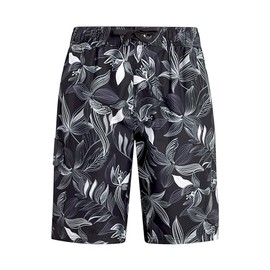 Kanu Surf Wade Mens Swim Trunks Quick-Dry Swim Shorts Men, 9-inch Inseam (Regular & Extended Sizes), Explore Black, X-Large