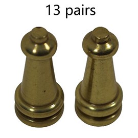 13 Pairs Stair Carpet Rod Tower Finial Brass Decorative Tip | Renovator's Supply