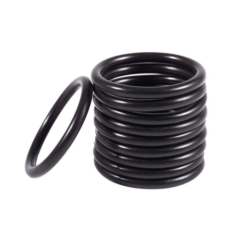 10 PCS Metric O Rings Black Nitrile Rubber 40 mm