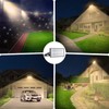 100W LED Flood Light 3000k Warm White 10000LM Bright Outdoor