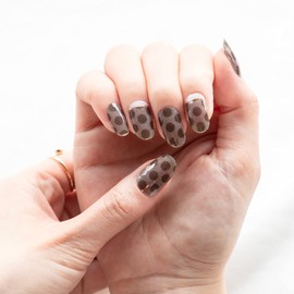 BeautyAvenue See Through Black Dot Real Gel Nail Stickers