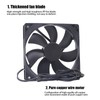 USB Cooling Fan - 120mm Window Fan,Quiet Computer Cooling Fan,