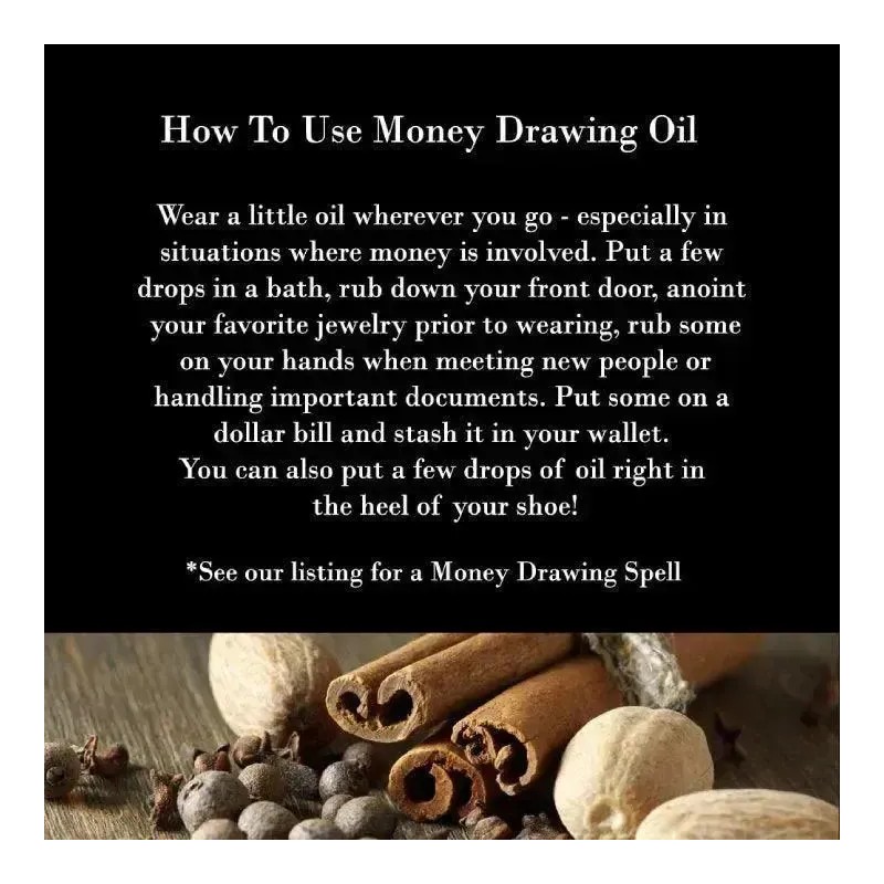 Money Drawing Oil