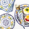 108Pcs Capri Lemon Party Plates Supplies Capri Yellow Lemon Party