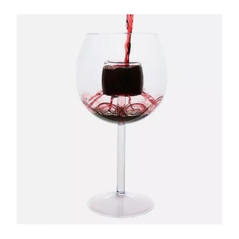 LEVAV Sommelier Aerating Decanter Glass Goblet On Stem - Unique