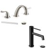 phiestina Bathroom Sink Faucet, Vanity Faucet with Water Supply Lines