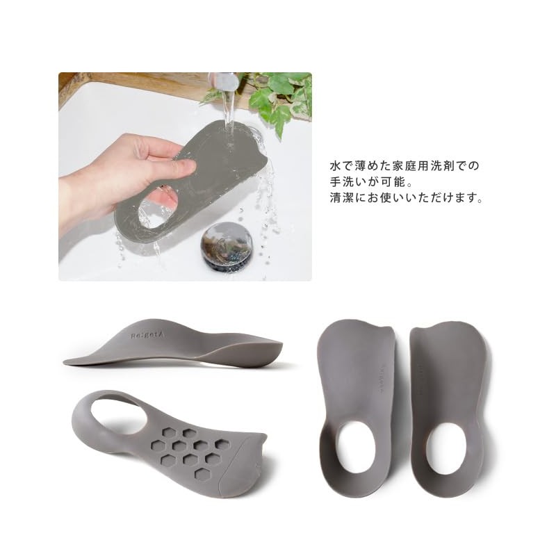 MTR-1D Rigetta Loupe Insole, Deodorizing Plus, Shock Absorption, Thin, Foot