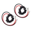 SOCAL-LED 2x H7 LED Adapter Headlight Bulb Holder Retainer Clip