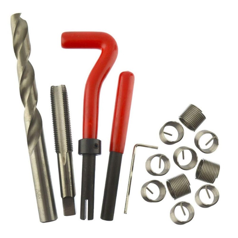 15Pcs M14 x 1.5 Thread Repair Kit Helicoil Compatible 14mm