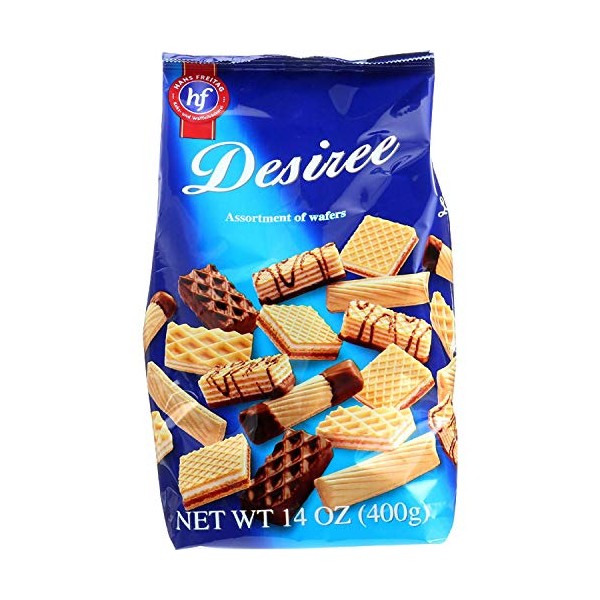 Hans Freitag Biscuits and Wafers (Desiree Wafers, 14oz, pack of 2)