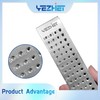 Wire Drawplate, Tungsten Carbide Steel Round Draw Plate, 52 Holes,