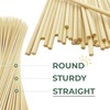 Bonsucee 8" Bamboo Skewers (100PCS) for Grilling, BBQ, Shish Kebobs,