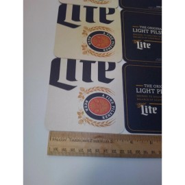 miller Lite Beer Coasters You Receive 9 Coasters Bar Pub New