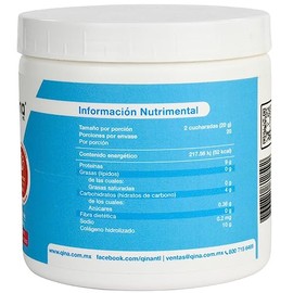 Colageno hidrolizado 400g frutos rojos qina ntl