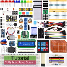 Raspberry Pi Freenove Ultimate Starter Kit for Raspberry Pi 4 3 B 400 Python C Java Scratch