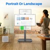 Mobile TV Cart Rolling TV Stand for 26 to 65
