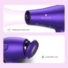 Purple Professional Light Weight Hair Dryer 1875W Tourmaline Ceramic Negative