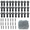 Unlorspy 100 Sets Black Picture Frame Backing Clips Metal Frame
