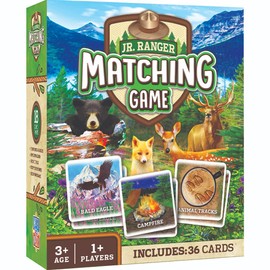 MasterPieces Kids Games - Jr Ranger Matching Game - Game for Kids and Family - Laugh and Learn