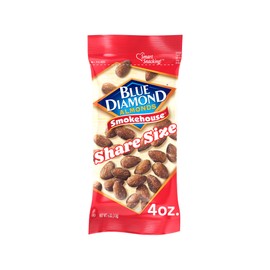 Blue Diamond Almonds, Smokehouse, 4 Ounce (pack of 12)
