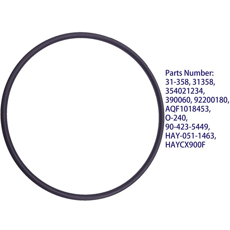 CX900F 0-240 Tank Lid O-Ring for Hayward Star-Clear Plus U9-228A