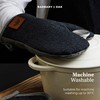 BO877001 Barbary & Oak Denim Single Oven Glove with Leather