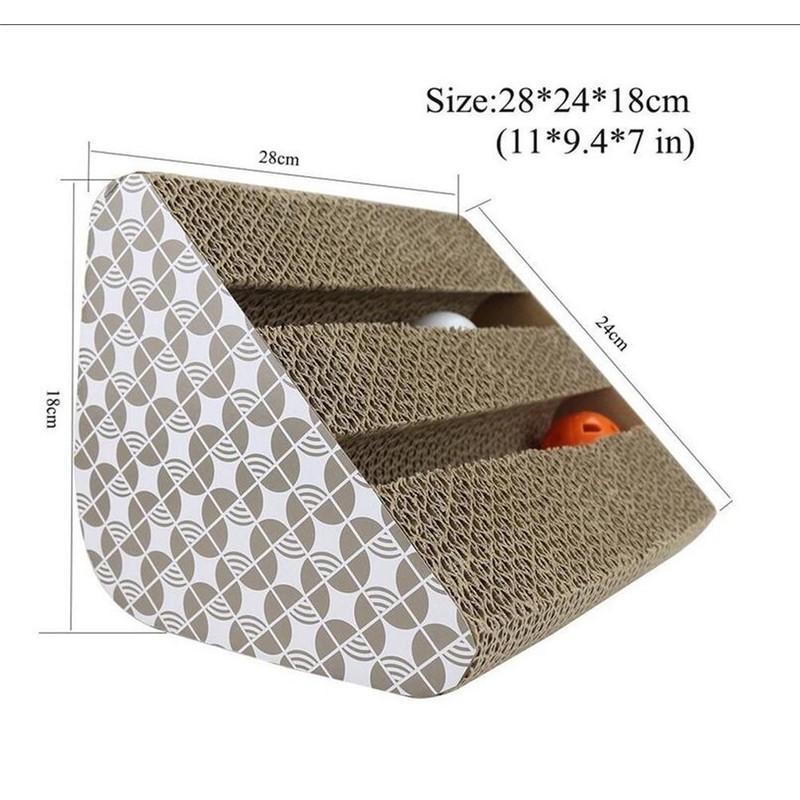 Cat Scratch Pad,Scratcher with Catnip,Scratching Posts,Cat Toy Scratching Board Lounge