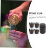 ULTECHNOVO 1Set Portable Stainless Steel Wine Cups Metal Drinking Mugs