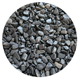 Wholesale Natural Semi Tumbled Black Tourmaline Gemstone Chips, Crushed Mini Crystals, Undrilled Crystal Chips (Black Tourmaline, 1 Pound)