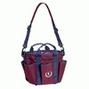 USG Small Grooming Bag, Burgundy/Blue