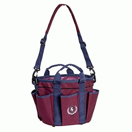 USG Small Grooming Bag, Burgundy/Blue