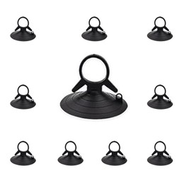 Phyxiul Suction Cup Vacuum Hooks for Park Sunshade Window Car Shade Replacement Aid Fixing Vacuum Hooks (Black)