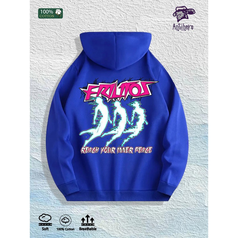 Antihero Inner Peace Graphic Hoodie 100% Cotton US Warehouse 7