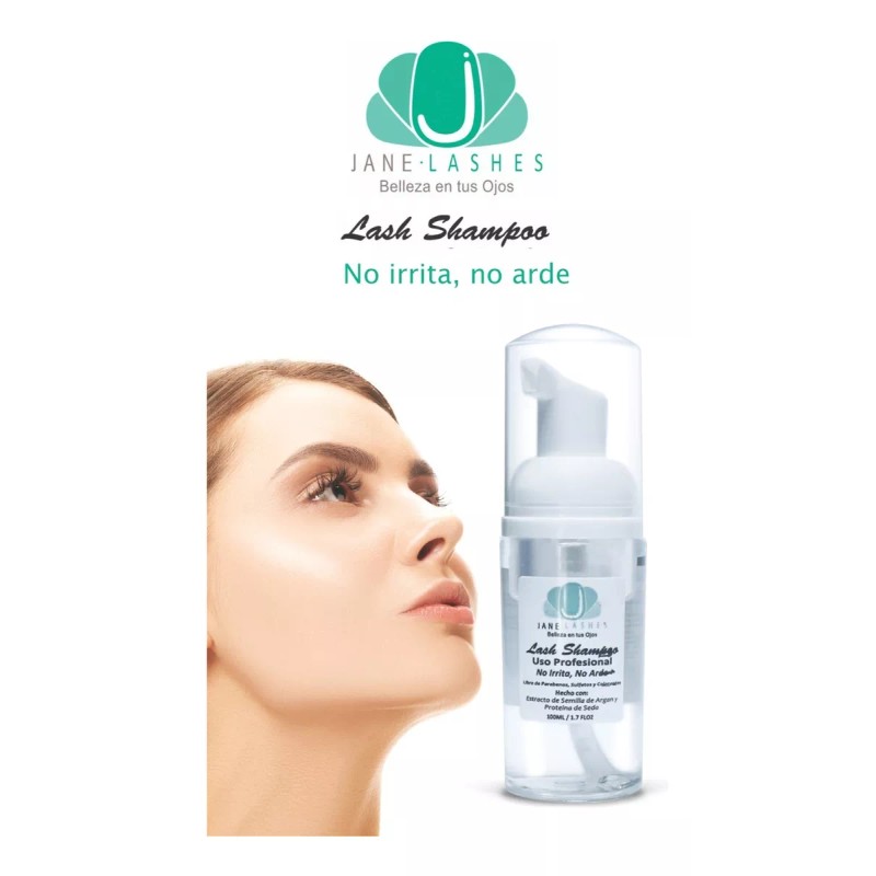 Jane Lash Lash Shampoo 50 Ml Lashes Pestaña Mink Espuma