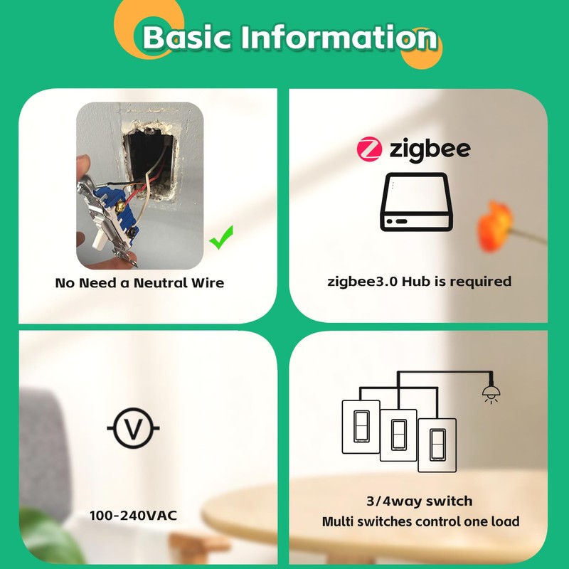 3 Way Smart Switch no Neutral Required | Master &